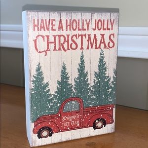 Christmas Sign Decoration